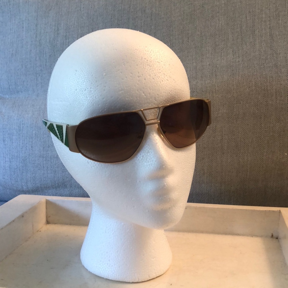 Cynthia Rowley Sandy Gold geometric sunglasses